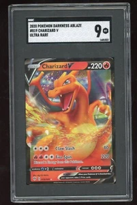 2020 Pokemon Darkness Ablaze #19 Charizard Ultra Rare SGC 9 - Bild 1 von 2