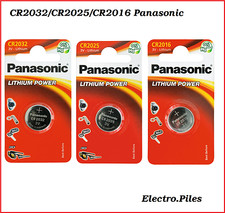 Button cell / cell CR2032, CR2025, CR2016 Panasonic, free shipping !!