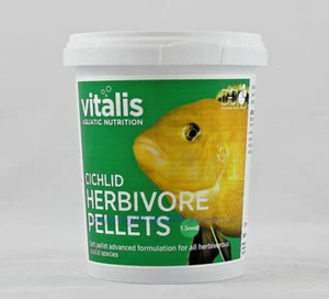 Cichlid Herbivore Pellets 260g Vitalis Futter für Cichliden 82,50€/kg - Picture 1 of 1