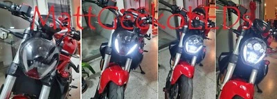 LED Headlight - Ducati Monster 659 / 797 . Brighter than dim stock headlight - Image 1 of 4