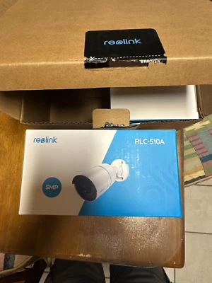 5MP 1920P PoE IP Security Camera Video Audio Waterproof Reolink RLC-510A 2-Pack - Image 1 of 3