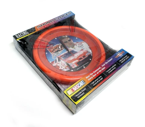 New Vintage 2000 Nascar 9" Sound Wall Clock Tony Stewart Rookie of The Year Cover