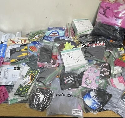 НОВЫЙ! Лот из 500 масок для лица и шеи Gaiter маска все размеры взрослых и детей - Изображение 1 из 3