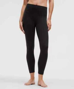 NEU lululemon Align™ hoch geschnittene Hose 25" schwarz. Größe 0. Neu mit Etikett - Bild 1 von 5