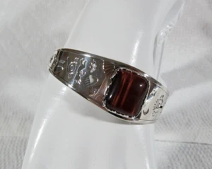 Carolyn Pollack Roderick Tenorio Sterling Silver & 14k Gold Tigers Eye Bracelet - Picture 1 of 14