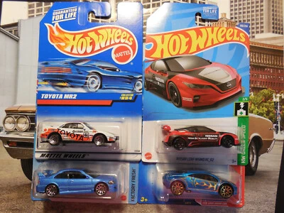Hot Wheels JDM IMPORT LOT 4 Mitsubishi Eclipse Concept Car TOYOTA MR2 CIVIC NISM - Image 1 of 4