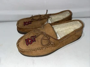 St. Louis Cardinals Slippers Moccasins Mens Small Tan Forever Collectibles Flaws - Picture 1 of 12