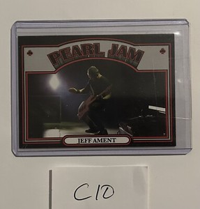 2013 JEFF AMENT PEARL JAM WRIGLEY FIELD CHICAGO CUBS Centered MINT Horizontal SP
