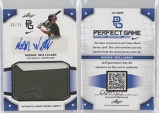 2015 Leaf Perfect Game National Showcase Jersey Silver /35 Nonie Williams Auto