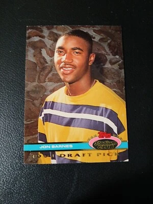 Jon Barnes #12 1991 Topps Stadium Club RC San Diego Padres - Image 1 of 2