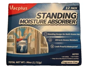 Vacplus 12 Pack Standing Moisture Absorbers - Picture 1 of 4