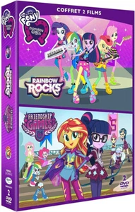 MY LITTLE PONY - EQUESTRIA GIRLS : RAINBOW ROCKS + FRIENDSHIP GAMES - PACK 2 DVD - Picture 1 of 1