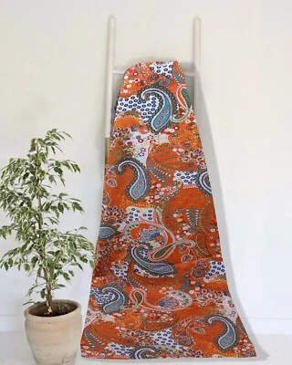 Indian Cotton Fabric Hand Block Print Craft Dressmaking Material By 5 Yard  - Image 1 of 3