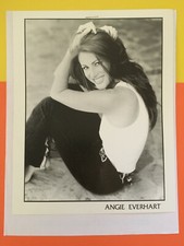 Angie Everhart , original talent agency headshot photo W/Credits