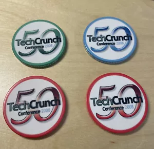 🤑TechCrunch 50, 2008 poker chips 🤑 Silicon Valley! - Picture 1 of 2