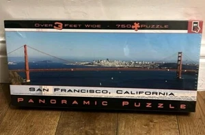Panorama Puzzle San Francisco Kalifornien über 3 Fuß breit 750 Teile Brandneu  - Bild 1 von 3