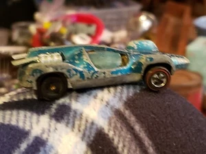 Hot Wheels 1969 Redline Mantis USA Aqua Gray  Interior Vintage - Picture 1 of 8