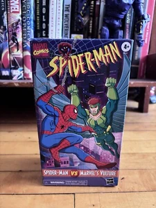 Hasbro Marvel Legends Spider-Man vs Vulture VHS 2 Pack Pulse 1:12 6" Figure New - Picture 1 of 12