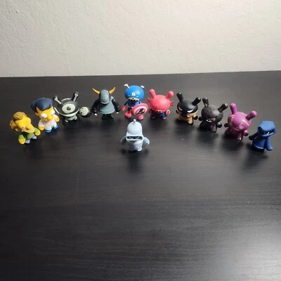 Kidrobot 3" Vinyl Figures- Various Series- Lot of 11-Futurama Bender,The Cap'N.. - Image 1 of 4