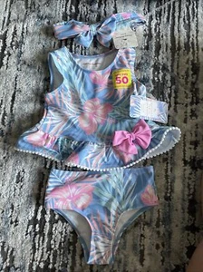 Tommy Bahama Infant Girls Two-Piece Swimsuit Size 18M - Picture 1 of 1