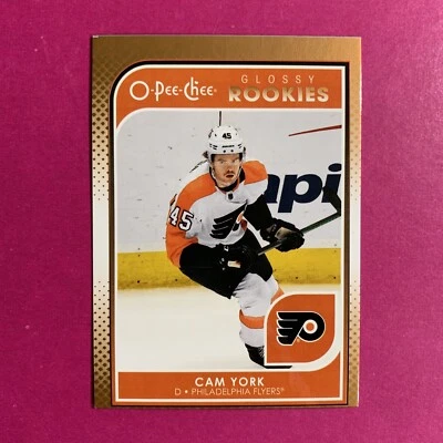 🐶 2021-22 Upper Deck Series 1 Glossy Rookies O-Pee-Chee #R-3 Cam York Bronze - Image 1 of 2