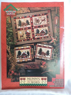 Mumm’s the Word Woodland Santa Pattern Package AP-41 NEW - Image 1 of 4