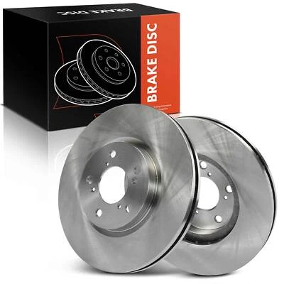 2x Rotores de freno de disco para Honda Ridgeline 2006-2014 V6 3,5 L delantero izquierdo y derecho Foto 1 de 4