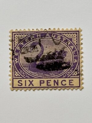 Западная Австралия - Скотт #67 (1890-93) б/у - Бесплатная доставка - Изображение 1 из 2