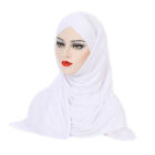 Women Hijab Instant Wrap Shawl Prayer Scarf Muslim Turban Islamic Headscarf Arab