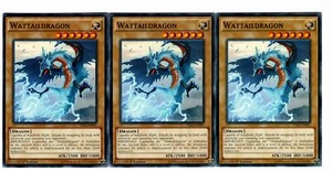 Yugioh- 3X Wattaildragon - Common - 1st Edition - YS14-EN001 - Near Mint - Picture 1 of 1