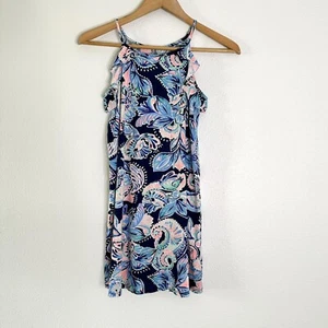 Lilly Pulitzer Girls Mini Billie Dress Size XL Sleeveless Lightweight Ruffed - Picture 1 of 8