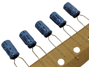 10 PCS Rubycon ALUM CAPACITOR 1MF 1UF 200V CAP (REPLACING FOR 160V 100V 63V ) - Picture 1 of 1