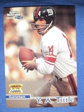 1999 Fleer Sports Illustrated Greats of the Game YA Tittle #31 HOF MVP GIANTS MT