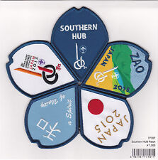 2015 World Scout Jamboree SOUTHERN HUB SUBCAMP OFFICIAL SCOUTS PATCH (SET OF 5)