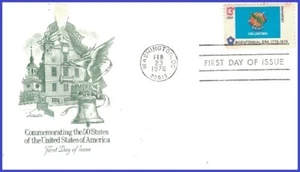 USA4 #1678 U/A ARTMASTER FDC   Oklahoma State Flag - Picture 1 of 1