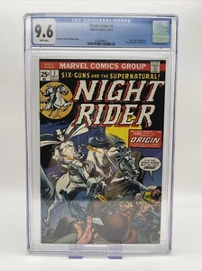 Night Rider #1 Origin/Name Change CGC 9.6 - Imagen 1 de 6