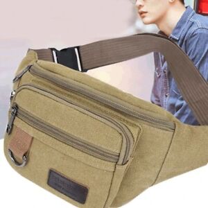 High-capacity Chest Bag Women Men Travel Purse Bag New Canvas Waist Bag