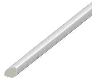 uPVC Quadrant Plastic Finishing Trim Bathroom Tile Edge Beading 13mm x 5m Length - Picture 1 of 3