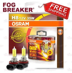 H8 OSRAM FOG BREAKER Scheinwerfer Lampe 2600K Gelb NEBEL LICHT Duo Box 62212FBR - Picture 1 of 10