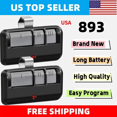 For Chamberlain 893LM 893MAX Remote Opener LiftMaster Garage Door