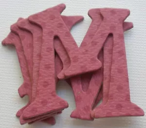 Bo Bunny Double Dot *BOYSENBERRY* Chipboard Letters - Picture 1 of 1