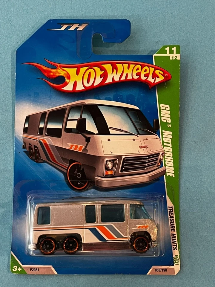 2009 Hot Wheels Treasure Hunts GMC Motorhome Metalflake Silver - Image 1 of 4