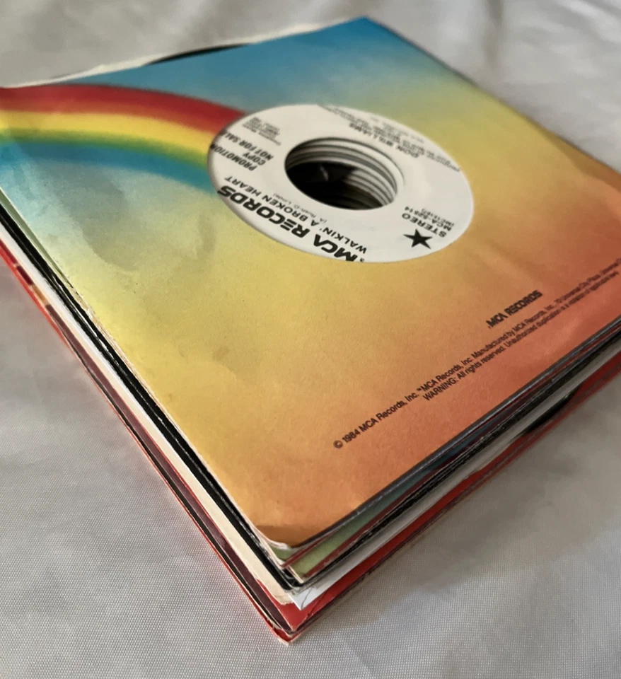 WHITE LABEL PROMO  7" 45rpm LOT: 25 Classic US records + company sleeves! #6 - Image 1 of 4