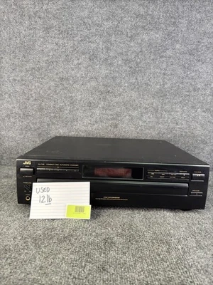 JVC XL-F106 5-Disc CD Changer | HiFi Stereo | No Remote | Knick on Leg | Tested - Image 1 of 4