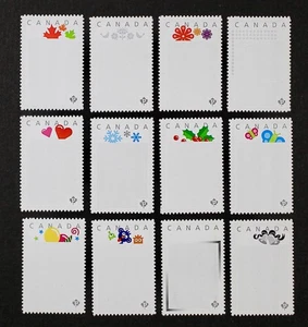 CANADÁ 2012 #2586-97 Imagen franqueo juego completo de 12 troquelados, como nuevo casi nuevo - Imagen 1 de 1