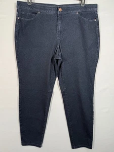 J. Jill Denim High Rise Straight Damen 18 Jegging Stretch Dunkelblau Jeans Denim - Bild 1 von 9