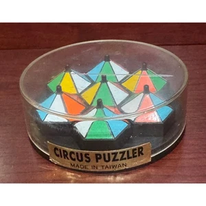 Zirkusrätsel sieben Masudaya orientalisches Puzzle Mind Bender Gehirnspiele Taiwan - Bild 1 von 7