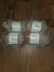Yarn Bee Wild Child Eyelash Yarn 75 Yards Each 50 G 100% Polyester Swiss Almond - Picture 1 of 3