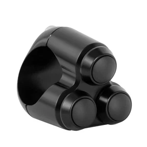 Triple Micro Switch Taster schwarz für Lenker Ø1"(25mm) MOTONE Lenkertasten - Bild 1 von 2