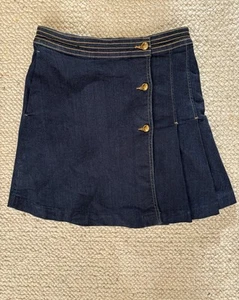 Tory Burch Blue Denim Skirt Size L - Picture 1 of 3